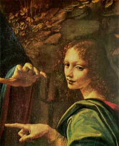 Léonard de Vinci - Vierge aux rochers 3. Free illustration for personal and commercial use.