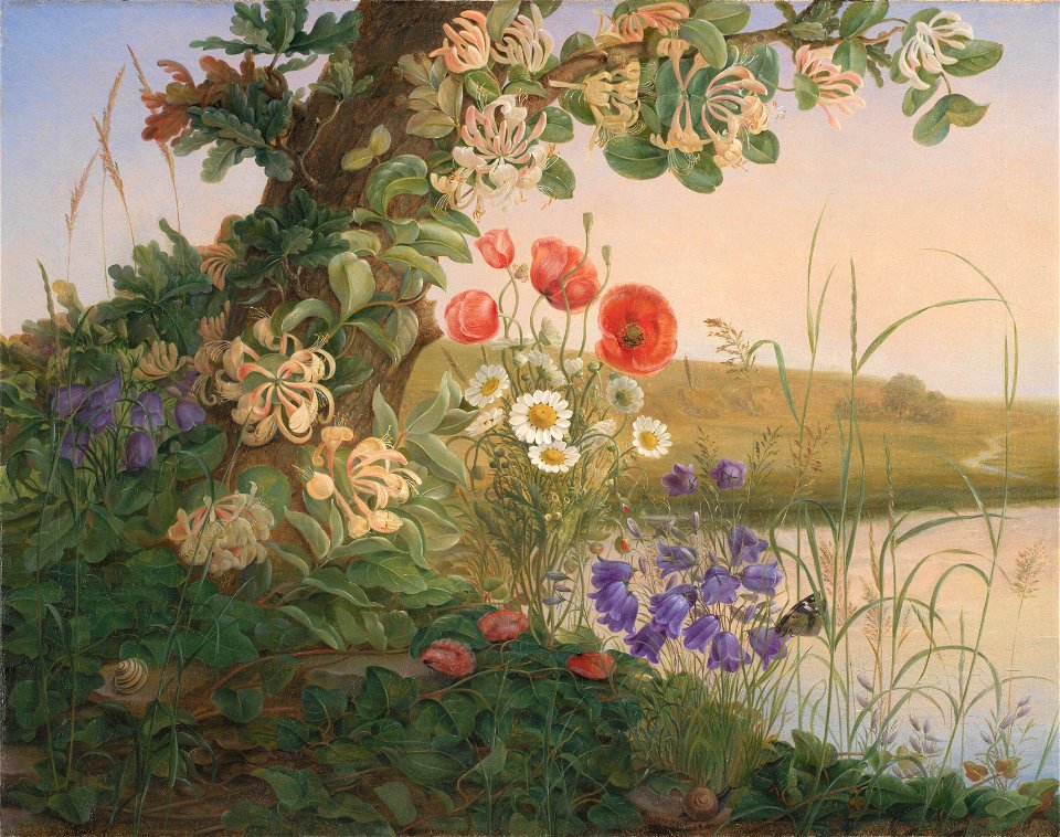 Løvmand Blomsterstykke 1841