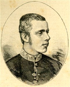 L’arciduca Rodolfo, principe ereditario d’Austria-Ungheria. Free illustration for personal and commercial use.