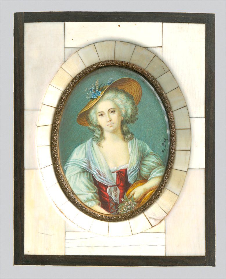 M. Boy - Dáma v klobúku - O 6454 - Slovak National Gallery