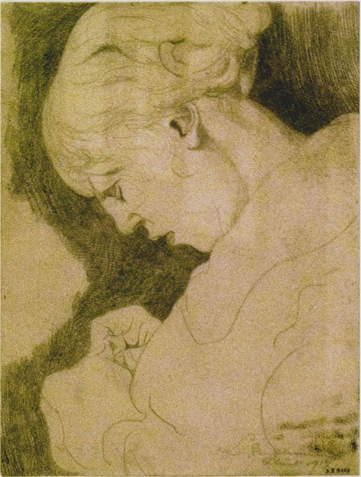 Léon Spilliaert (1917) - Rachel met naaiwerk