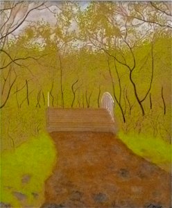 Léon Spilliaert 1915 - Brug in het Maria-Hendrikapark