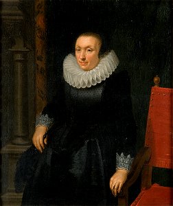 M.J. van Miereveld - Abigael Fagel (1567-1637). Echtgenote van Nicolaas Cromhout - C503 - Cultural Heritage Agency of the Netherlands Art Collection
