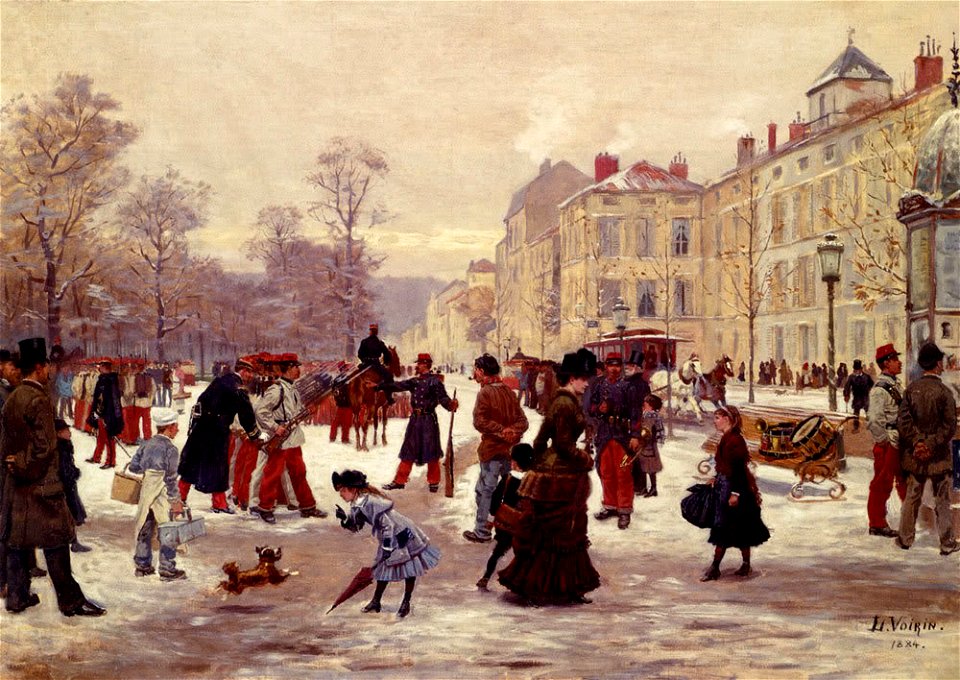 Léon Voirin - Un jour d'hiver