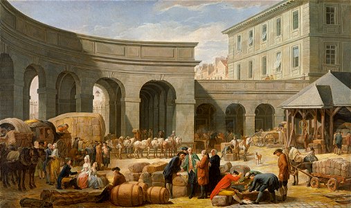 Lépicié-el patio de la aduana