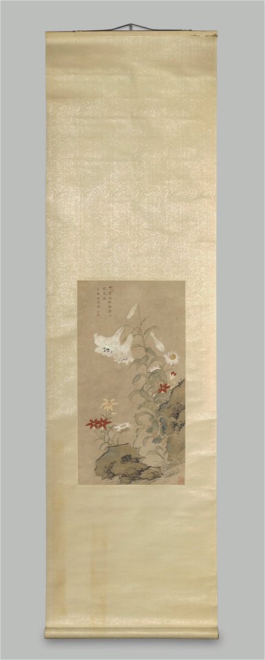 Ma Chua - Lilies and other plant - 1956.41.5 - Yale University Art Gallery