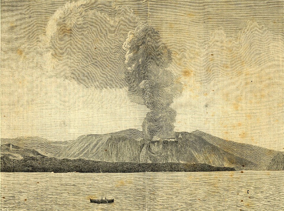 L’isola di Vulcano in Eruzione
