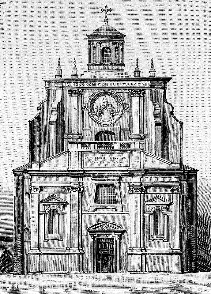 L’Aquila – Sant’Agostino (xilografia)