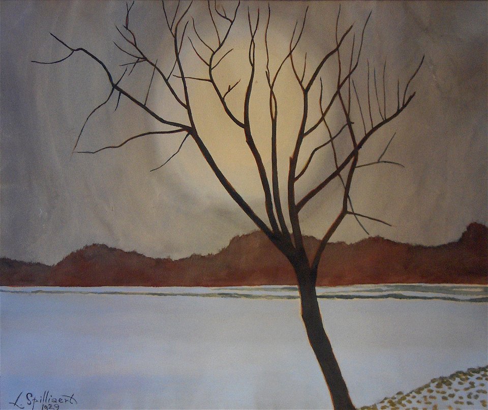 Léon Spilliaert (1929) - Landschap met boom