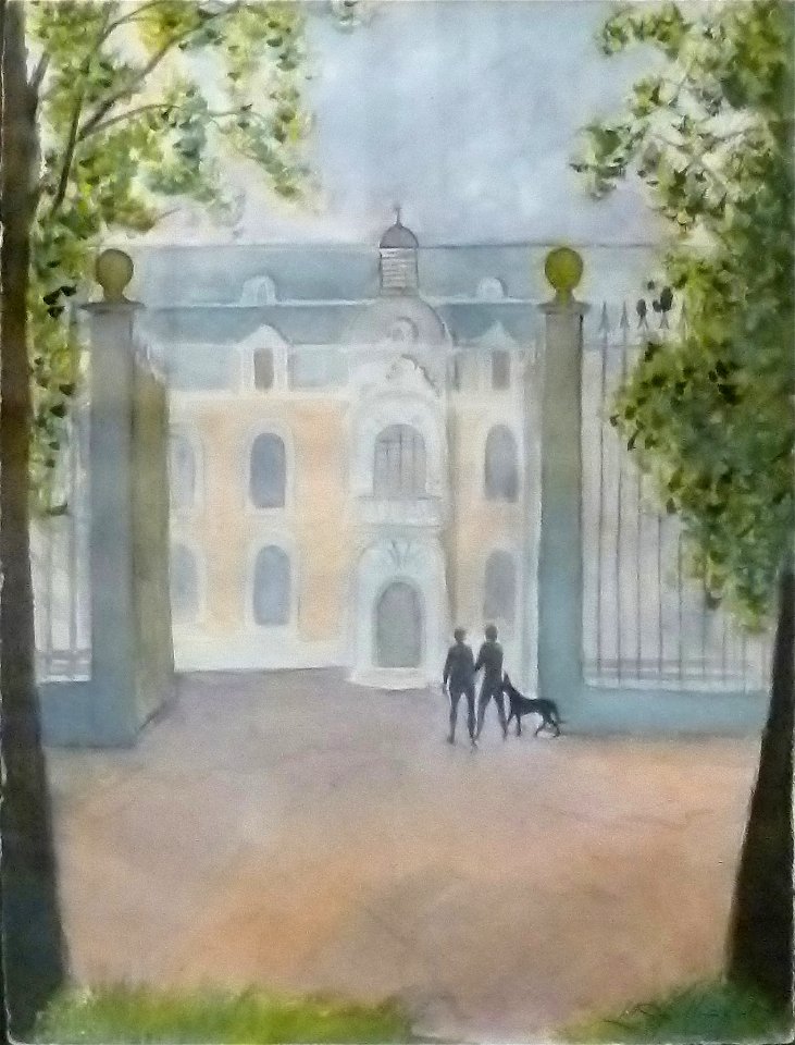 Léon Spilliaert (1930-1931)- De ingang van het kasteel