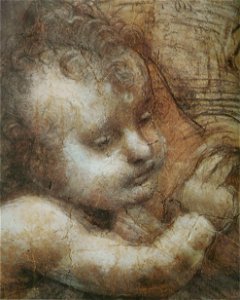 Léonard de Vinci - Vierge, Enfant Jésus, ste Anne & st Jean-Baptiste
