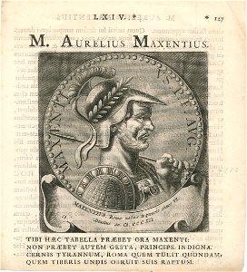 M. Aurelius Maxentius Erfgoedcentrum Rozet 300 191 d 6 C 27