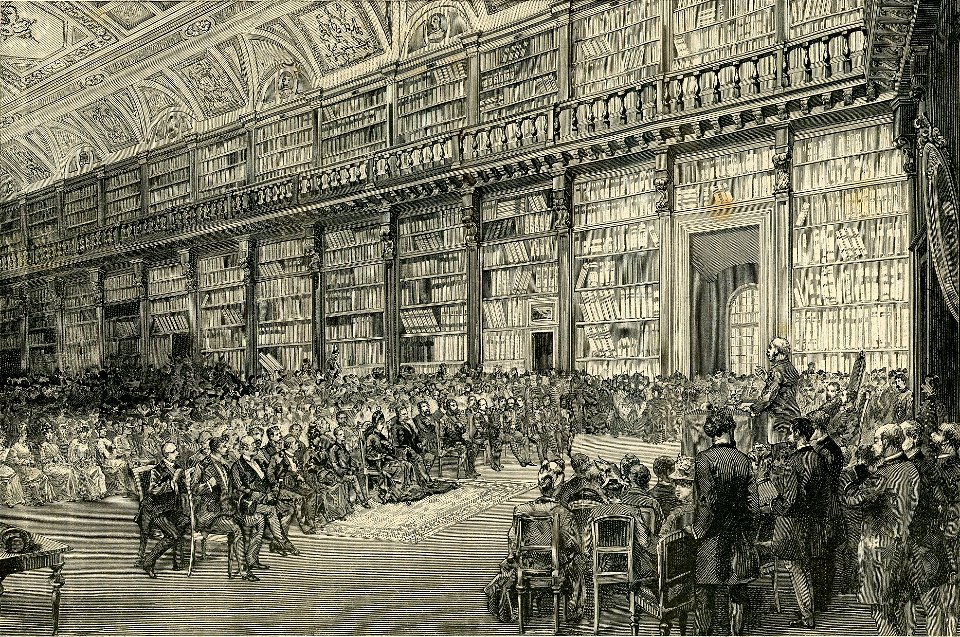 L’inaugurazione della Sala Manzoniana nella biblioteca di Brera