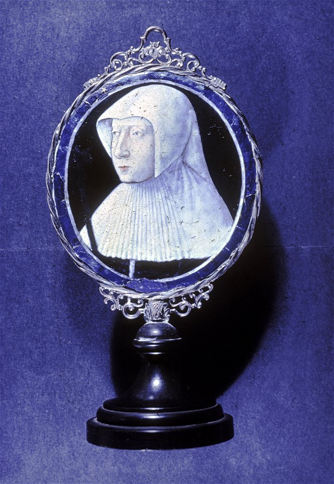 Léonard Limosin - Portrait of Marguerite of Navarre - Walters 44504