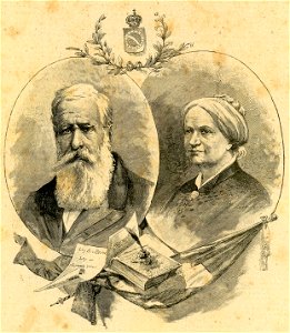 L’ex-imperatore Don Pedro II e l’ex-imperatrice Teresa Cristina del Brasile