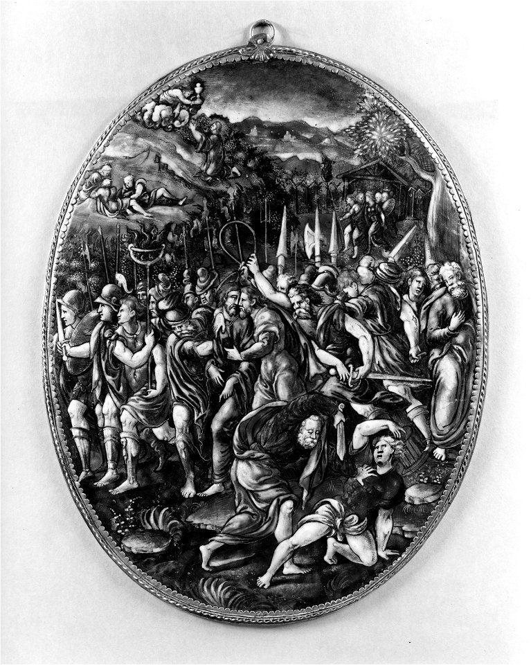 Léonard Limosin - The Arrest of Christ - Walters 44213