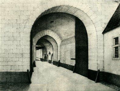 Maastricht, Tongersepoort (J Brabant, ca 1865)
