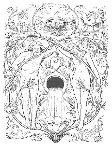 Líf and Lífthrasir by Lorenz Frølich