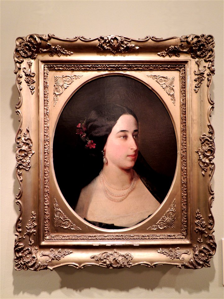 M.A.Gartung by I.Makarov (1860, Leo Tolstoy's museum) FRAME