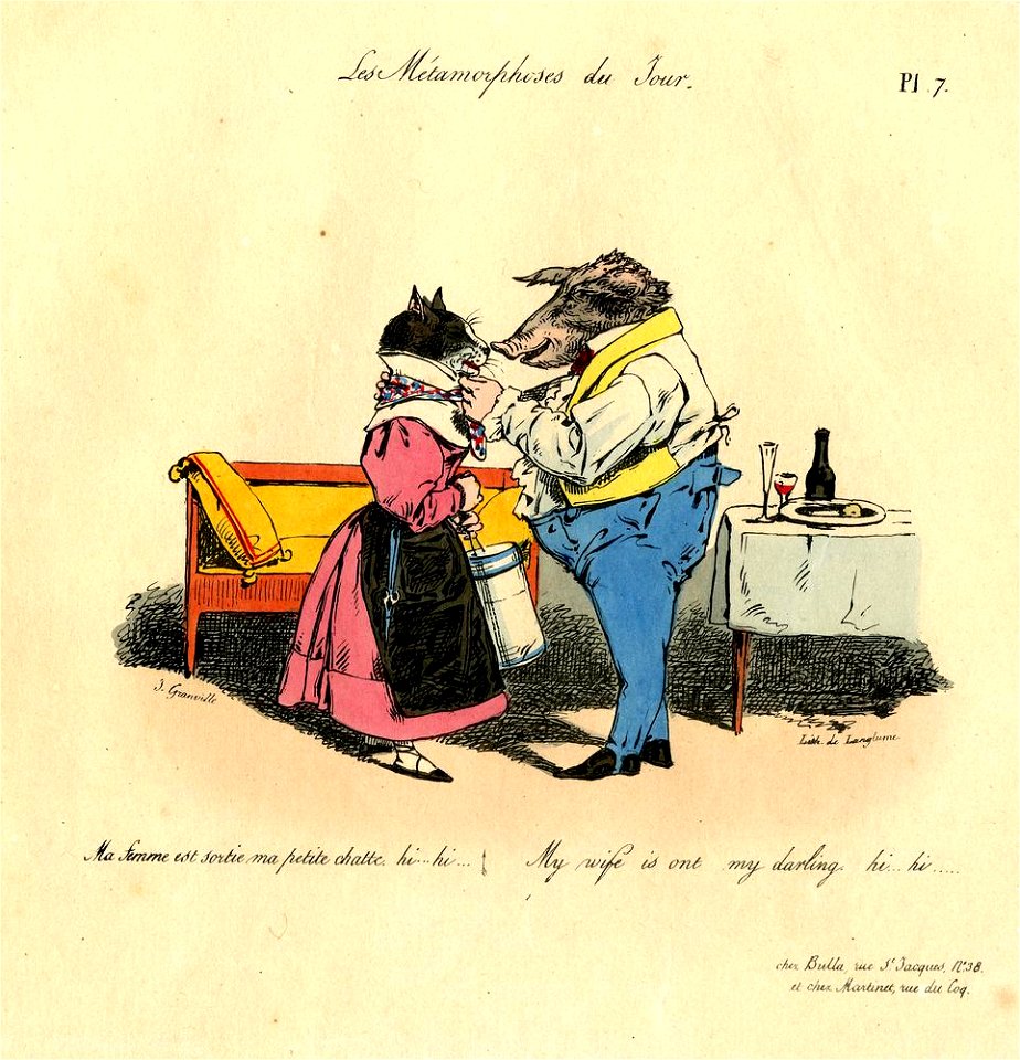 Ma femme est sortie ma petite chatte. hi...hi... (BM 1856,0712.581)