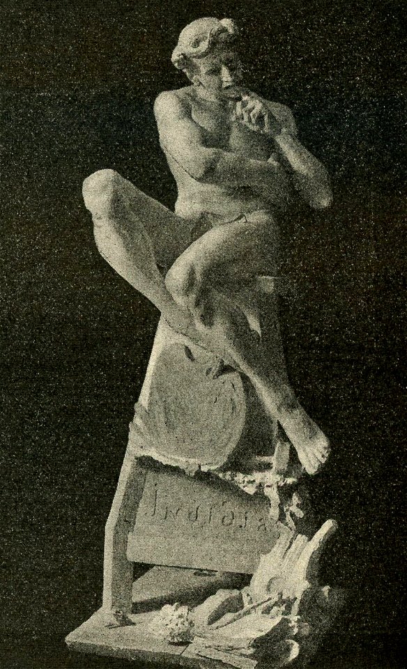 L’invidia, scultura di Achille Alberti