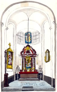 Maastricht, OLV-kerk, zuidertranseptkapel (Ph v Gulpen, ca 1840-50)