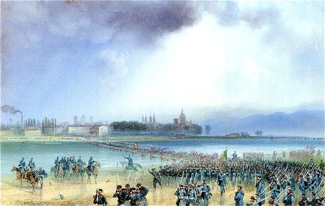 L’esercito Piemontese passa il Sesia