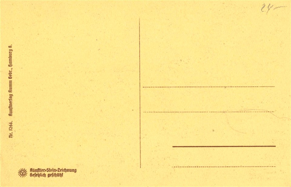Lüneburg, Niedersachsen - Dorfstraße (back) (Zeno Ansichtskarten)
