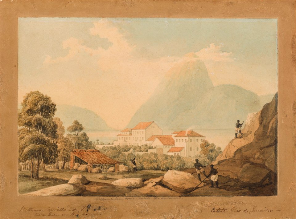 M. Chamberlains House. Catete. Rio de Janeiro., da Coleção Brasiliana Iconográfica