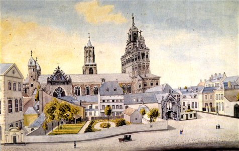 Maastricht, Keizer Karelplein, Ph v Gulpen, ca1839