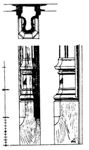 Lüneburg 149 Am Berge 37 Fensterpfosten