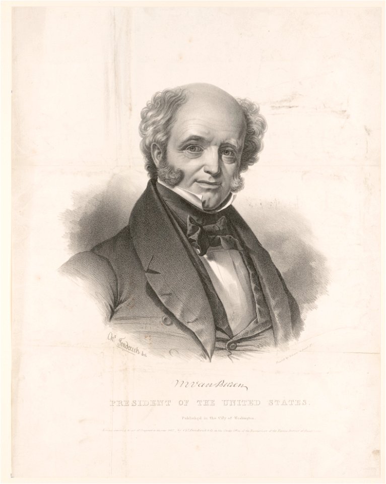 M. Van Buren, President of the United States - Chs. Fenderich del. ; printed by Lehman & Duval Phila. LCCN2003656299