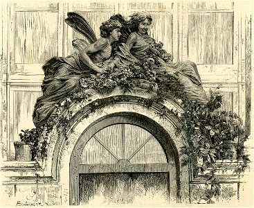 L’ingresso alla villa Meuricoffre di Capodimonte, a Napoli