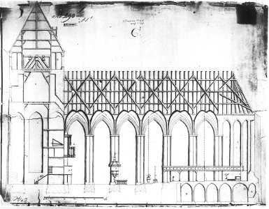 Lüneburg Michaeliskirche Längsschnitt