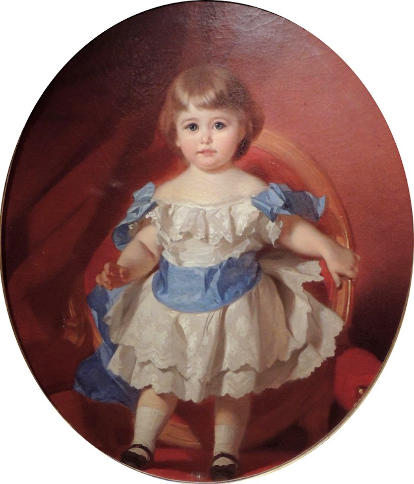 M.S. Sheremeteva (Gudovich) in childhood by I.Makarov
