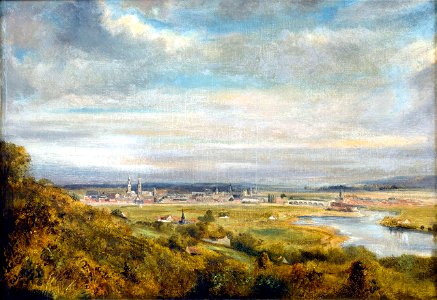 Maastricht, gezicht op Maastricht & Wyck (A Schaepkens)
