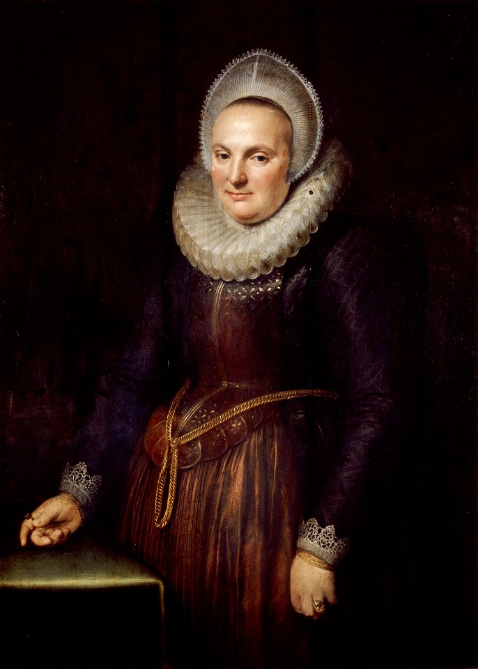 M.J. van Miereveld - Adriana Bom van Cranenburg (1567-1619) - C2251 - Cultural Heritage Agency of the Netherlands Art Collection
