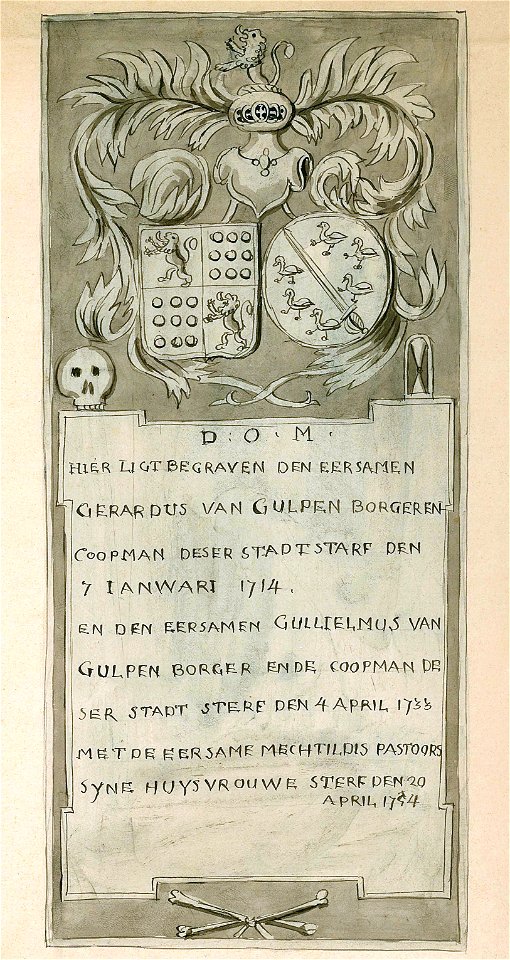 Maastricht, OLV-kerk, grafzerk Van Gulpen (Ph v Gulpen)