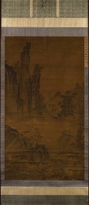 Ma Yuan (馬 遠) - Plum Ridge and Distant Peaks (Meiling yaocen 梅嶺遙岑) - y1947-102 - Princeton University Art Museum
