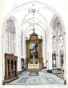 Maastricht, St-Servaaskerk, St-Filomenakapel (Ph v Gulpen, 1835)