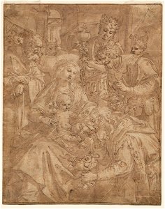 Maarten de Vos (Flemish, 1532-1603) - Adoration of the Magi - 2019.232 - Cleveland Museum of Art