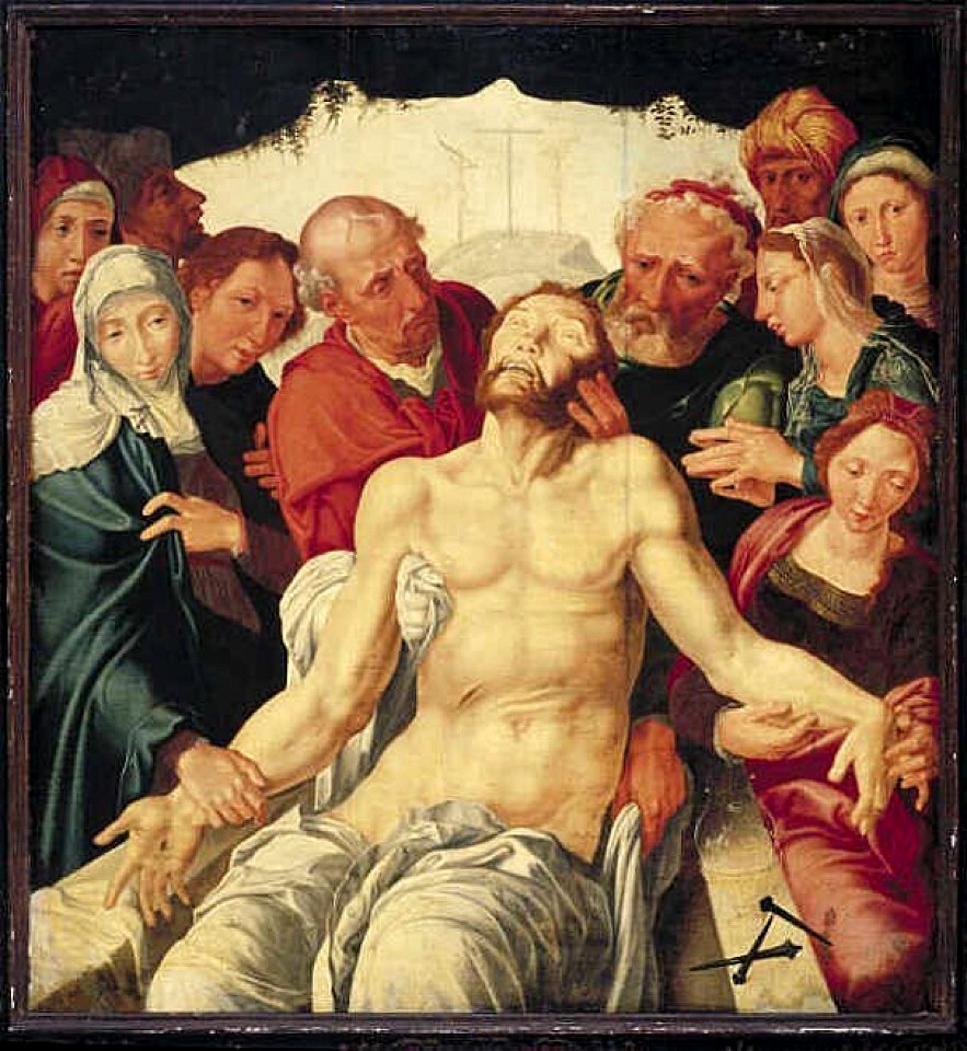 Maarten van Heemskerck - Graflegging van Christus - 1291 (OK) - Museum Boijmans Van Beuningen