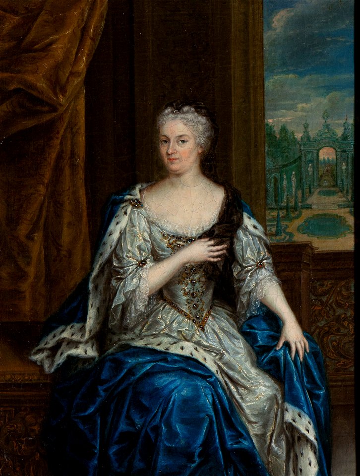 M.L.A. Clifford - Maria Louise van Hessen-Kassel (1688-1765). Echtgenote van Johan Willem Friso, prins van Oranje-Nassau - C1016 - Cultural Heritage Agency of the Netherlands Art Collection