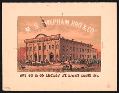 M.S. Mepham Bro & Co nos. 63 & 65 Locust St. Saint Louis Mo. - P.S. Duval & Son Lith. Philada. LCCN2014648389