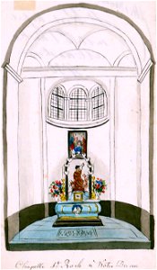 Maastricht, OLV-kerk, noordertranseptkapel (Ph v Gulpen, ca 1836)