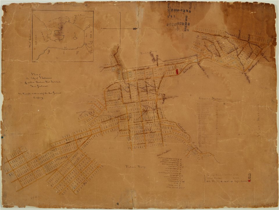 MA I297397 TePapa Plan-of-the-City-of-Britannia full