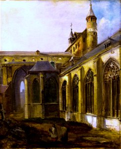 Maastricht, pandhof OLV-kerk (A Schaepkens, 1837)