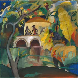 August Macke - Rokoko - NMK.DEP.2010.0002 - National Museum of Art, Architecture and Design