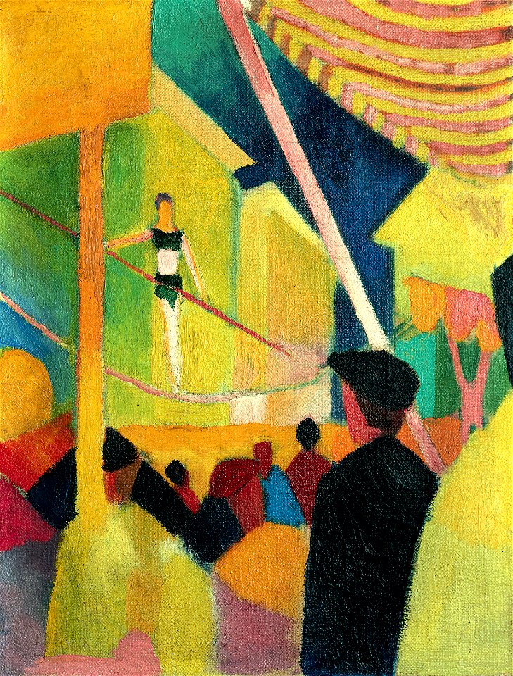 Macke - Seiltänzerin (1913)