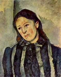 Madame Cézanne aux cheveux dénoués, par Paul Cézanne, Yorck